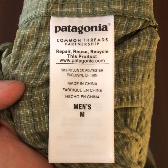 COPY - Lightweight Green Patagonia Shirt - Picture 6 of 6